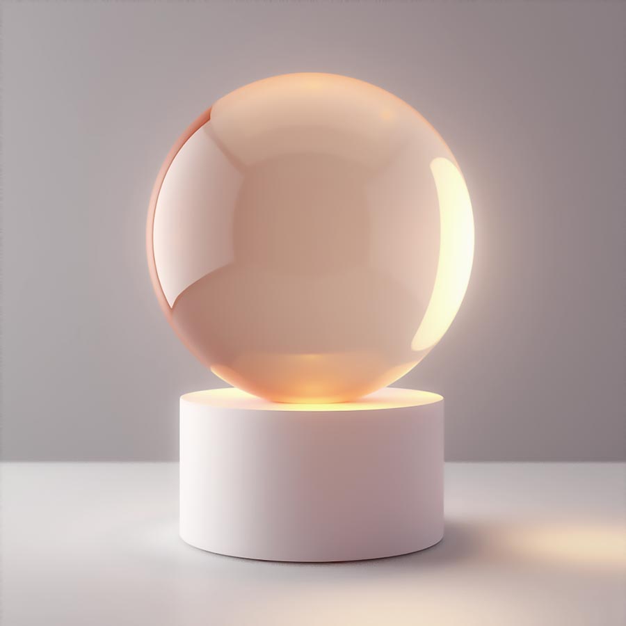 A crystal ball