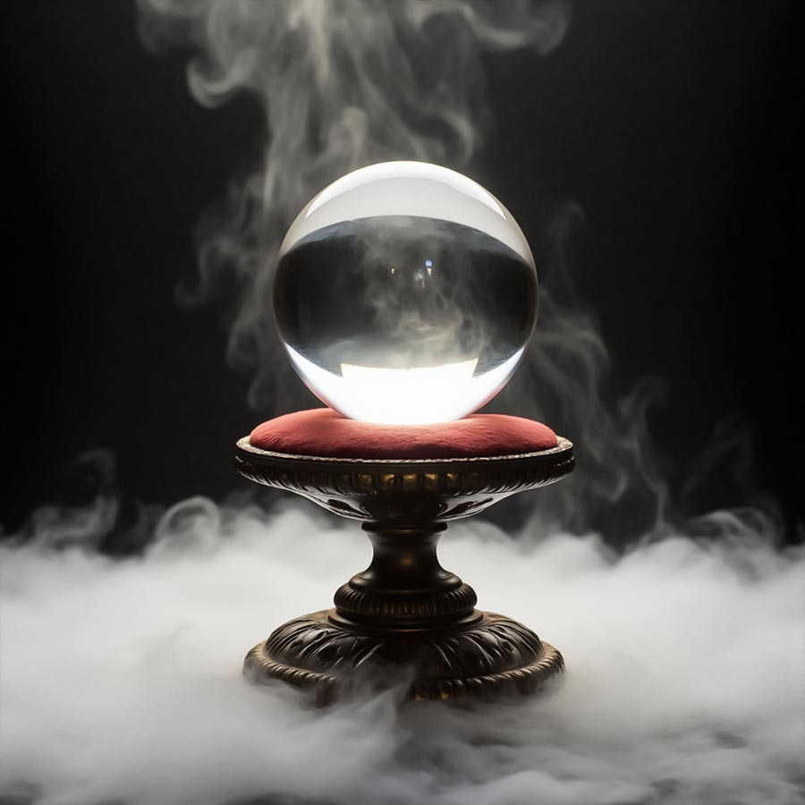 Medium and Crystal Ball